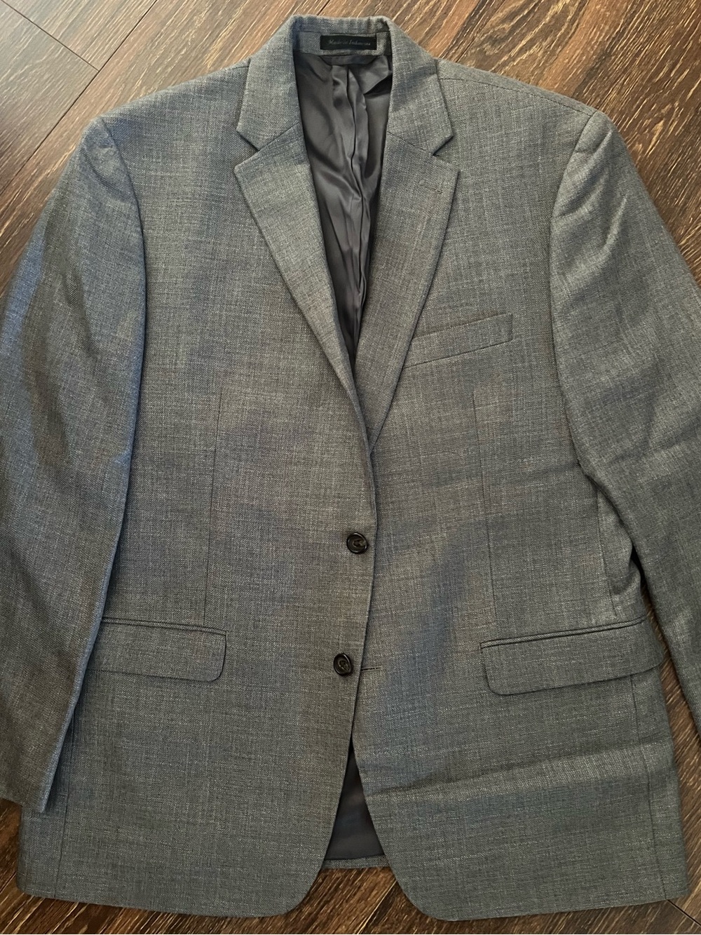 RALPH LAUREN x MACY’S Men's Gray Two-Button Blazer 42R
